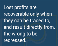 Lost Profits Quote