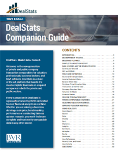 DealStats Companion Guide 2022
