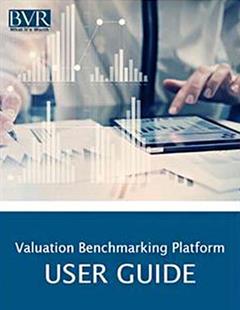 Valuation Benchmarking Platform User Manual Image
