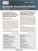 Business Valuation Update - August 2020 Issue