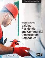 Valuing Construction Companies Special Report